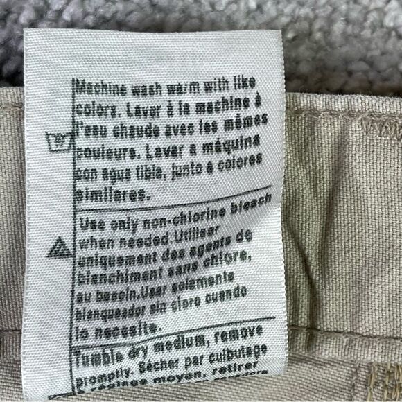 Carhartt Pants Men’s 38X29 Beige Straight Dungaree Carpenter Hammer Loop Pockets - Picture 7 of 13